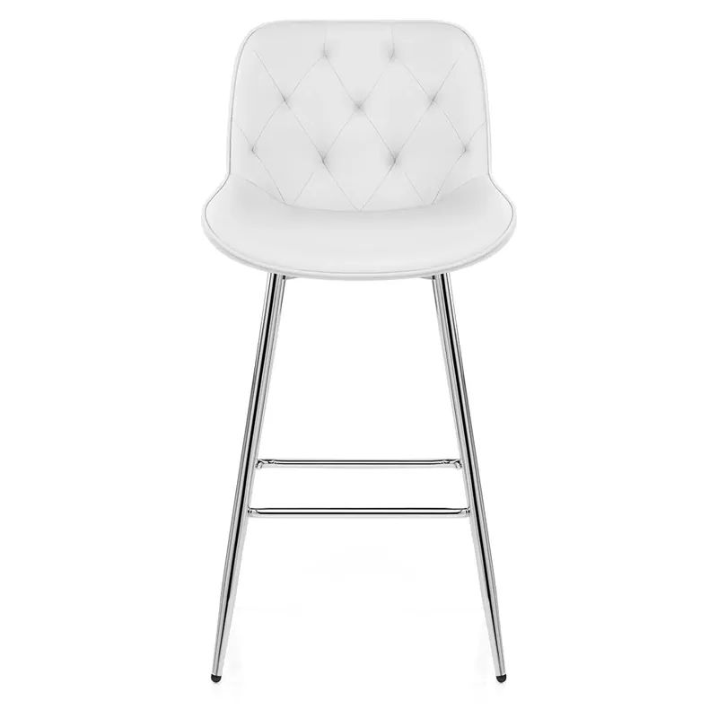 Subito Disponibile Sgabello Ecopelle - Sprint Bianco