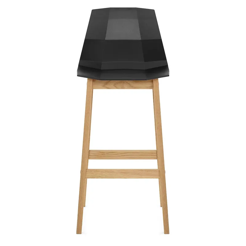 Sgabello Rovere - Bali Nero Subito Disponibile