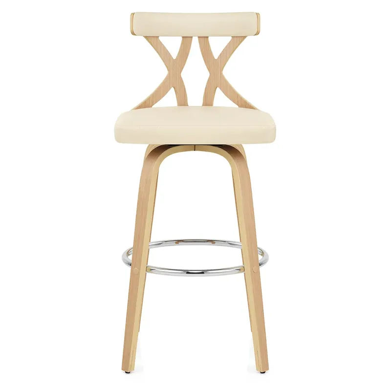 Sgabello da bar Ecopelle - Nash Crema Bestseller