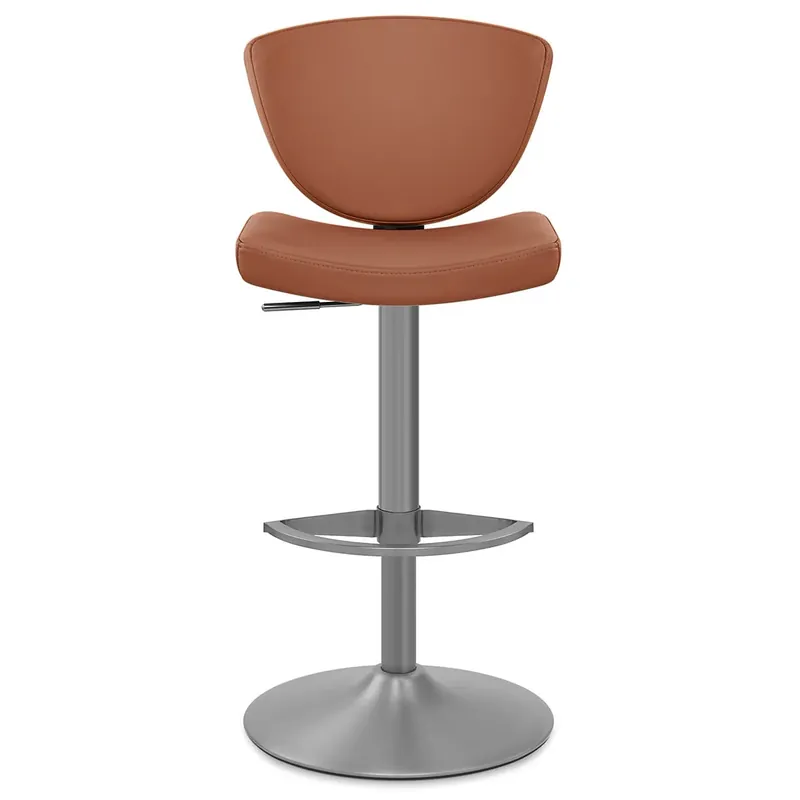 Sgabello Vera Pelle Graffite - Pearl Marrone Prezzo Basso
