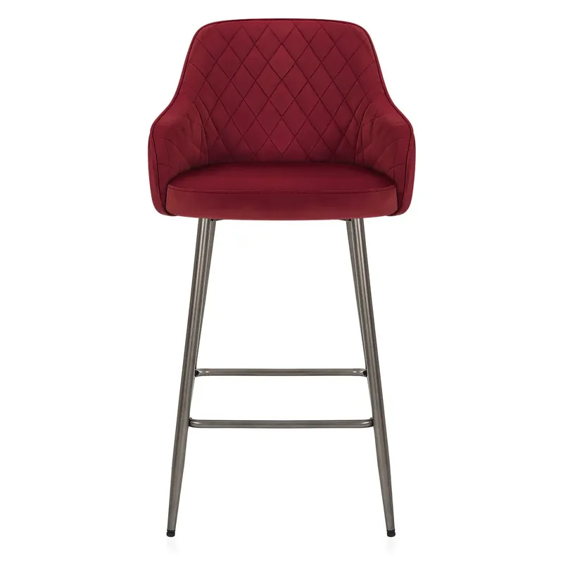 Super Prezzo Sgabello Velluto - Sydney Rosso