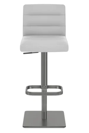 Ultima Occasione Sgabello Vera Pelle Graffite - Lush Grigio