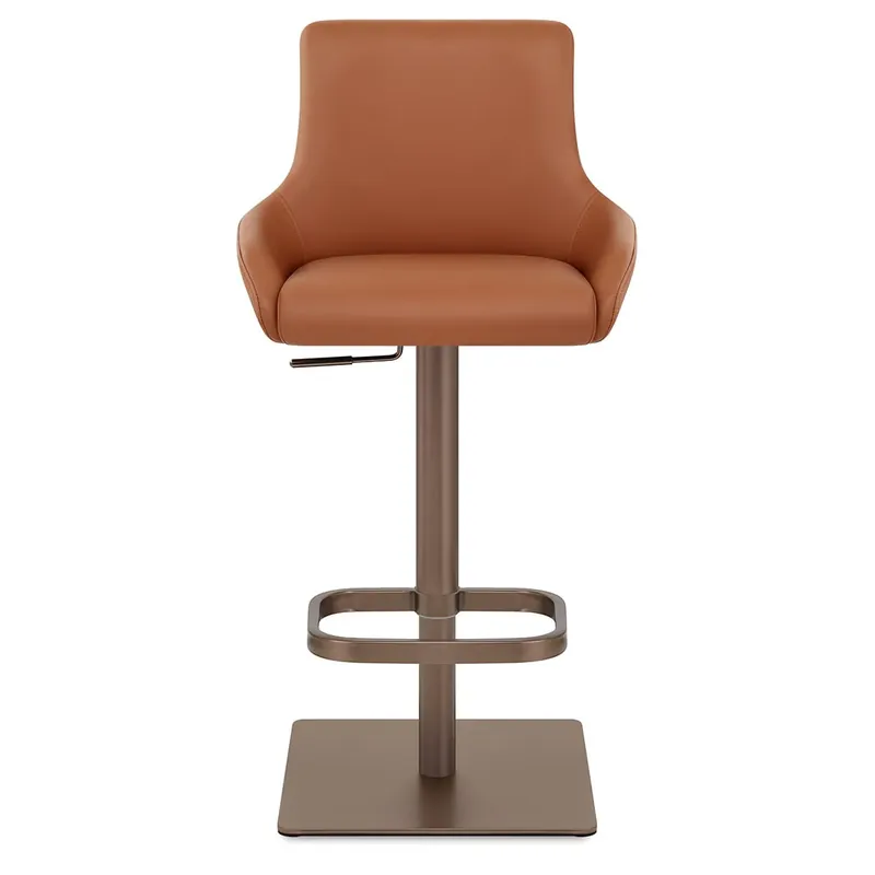 Sgabello Bronzo Spazzolato - Olivia Marrone Super Prezzo