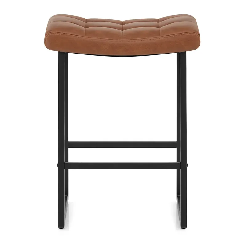 Sgabello Ecopelle Anticata - Jago Marrone Promo Stagionale