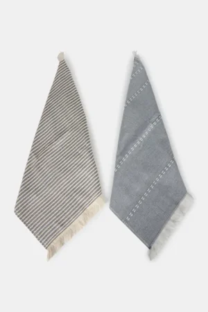 2 pack strofinacci in tela di cotone bicolore Più Venduto