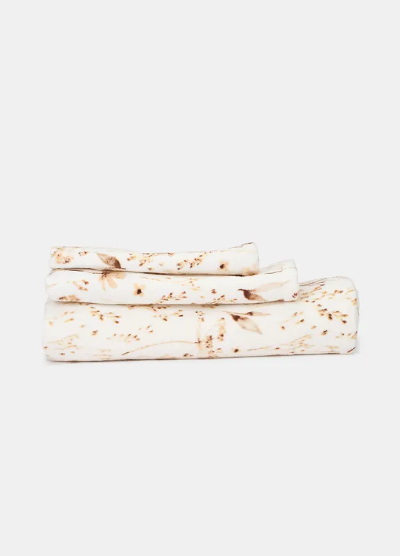 Prezzo Basso Telo doccia con stampa botanica