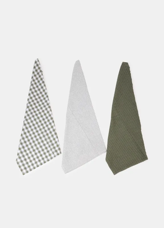 Promozione 3 pack strofinacci da cucina in cotone