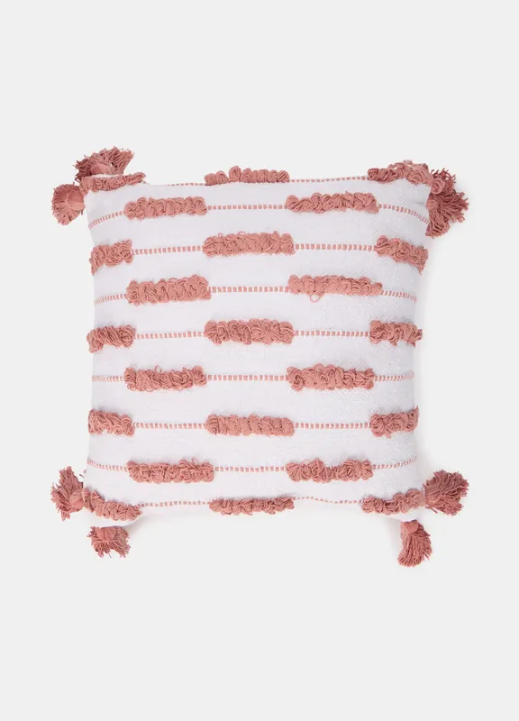 Occasione Cuscino quadrato con nappe